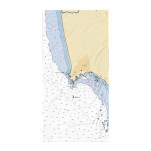 Port of Port Orford (Ophir, OR) NOAA Chart Towel