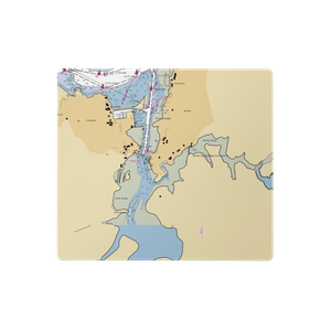 Charleston Shipyard (Allegany, OR) NOAA Chart  Gaming Mouse Pad