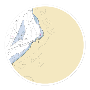 Walla Walla Yacht Club (Wallula, WA) NOAA Chart Sticker