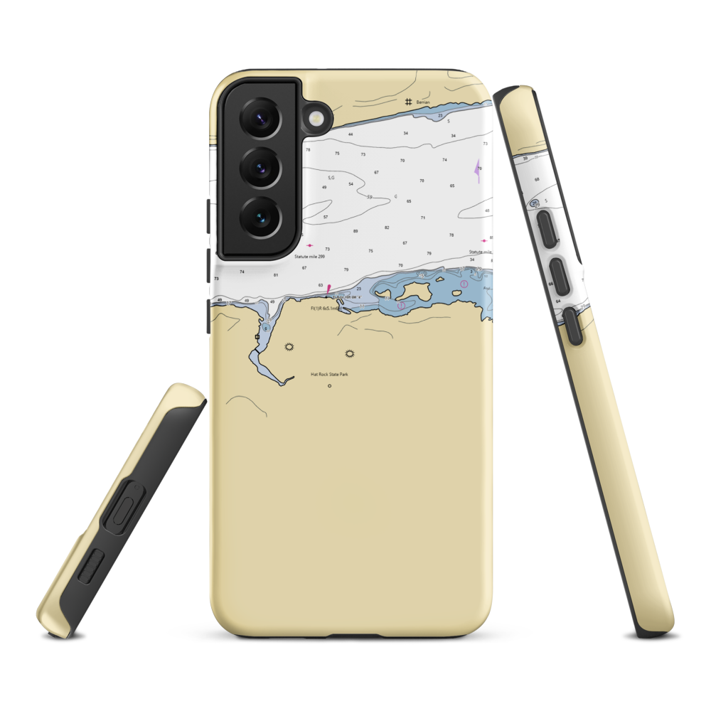 McNary Yacht Club (Stanfield, OR) NOAA Chart Samsung Phone Case Samsung Galaxy S22 Plus model shown