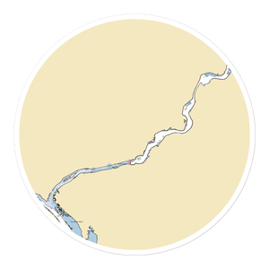 Charbonneau Dock (Burbank, WA) NOAA Chart Sticker