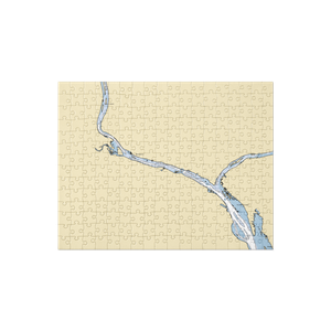 Port of Kennewick (Pasco, WA) NOAA Chart Jigsaw Puzzle