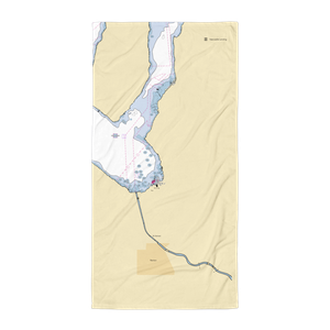 Gene Coulon Park (Renton, WA) NOAA Chart Towel