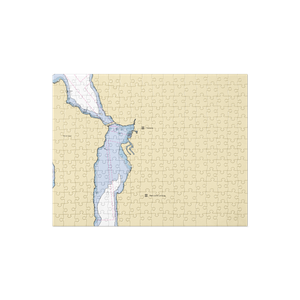 Newport Yacht Club (Mercer Island, WA) NOAA Chart Jigsaw Puzzle