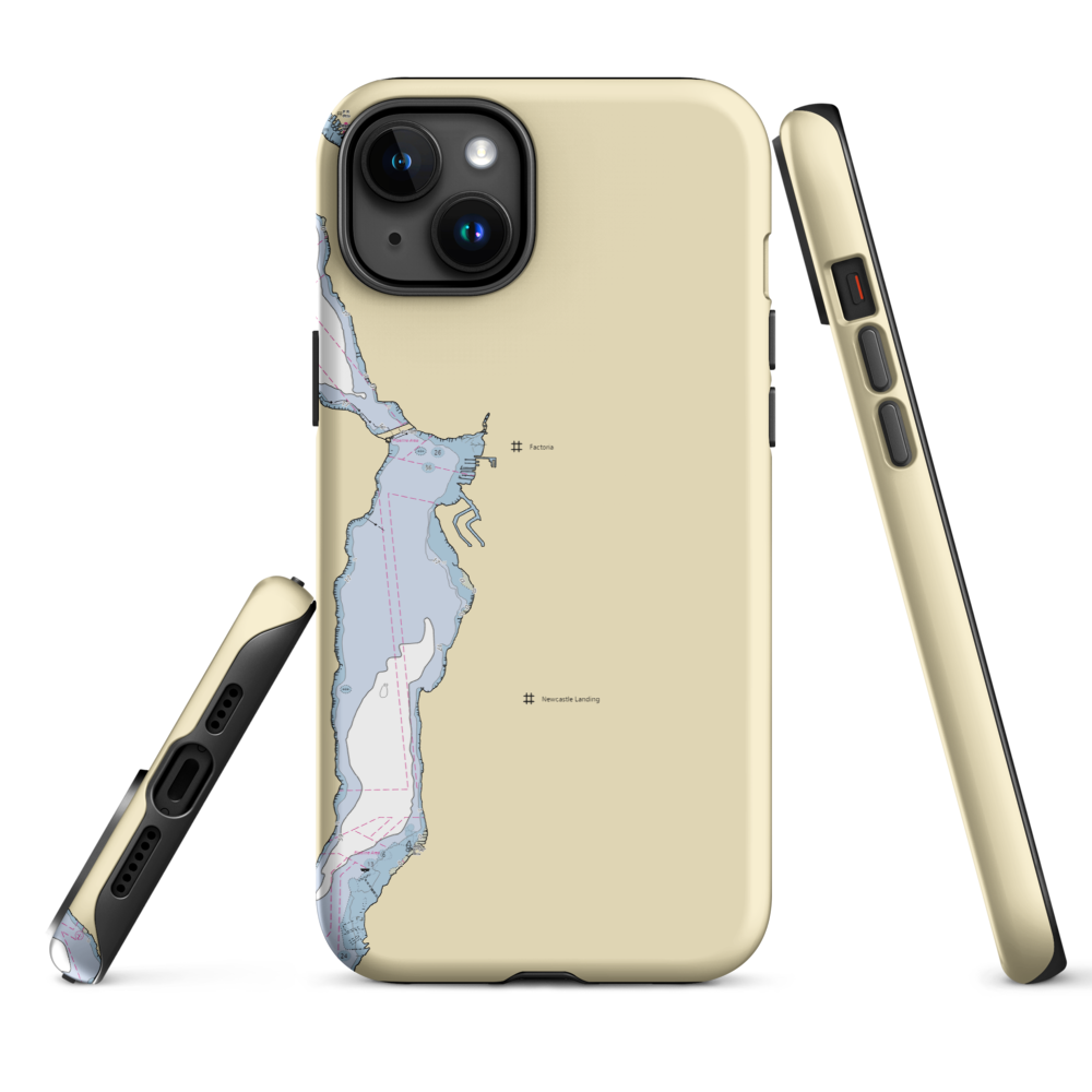 Seattle Boat (Mercer Island, WA) NOAA Chart  Tough iPhone Case iPhone 15 Plus model shown