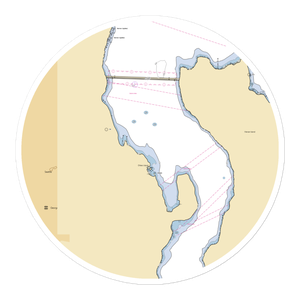 Lakewood Marina (Mercer Island, WA) NOAA Chart Sticker