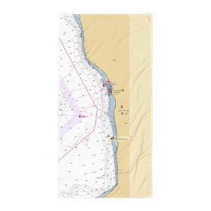 Three Tree Point Yacht Club (Tacoma, WA) NOAA Chart Towel