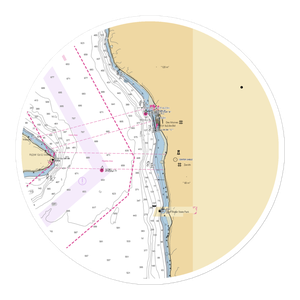 Three Tree Point Yacht Club (Tacoma, WA) NOAA Chart Sticker