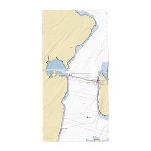 Madison Park Dock (Medina, WA) NOAA Chart Towel