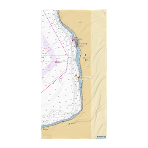 Saltwater State Park (Tacoma, WA) NOAA Chart Towel