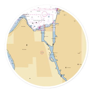 Jim Clark Marina (Mercer Island, WA) NOAA Chart Sticker