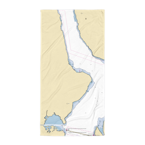 Sail Sand Point (Kirkland, WA) NOAA Chart Towel