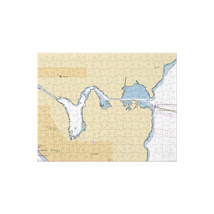 Seattle Yacht Club (Medina, WA) NOAA Chart Jigsaw Puzzle