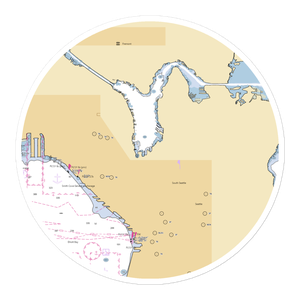 Chinook Lake Union Boat Moorage (Medina, WA) NOAA Chart Sticker