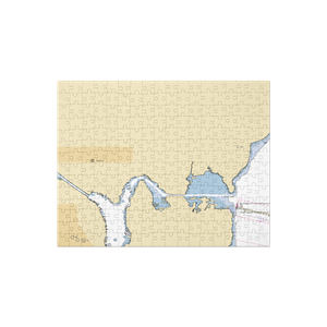 Boat Street Marina (Medina, WA) NOAA Chart Jigsaw Puzzle