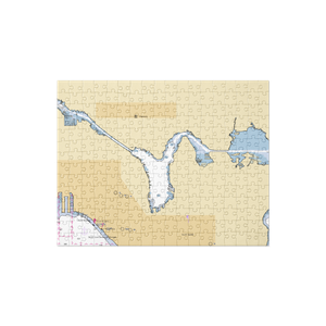 Thunderbird Marina (Medina, WA) NOAA Chart Jigsaw Puzzle