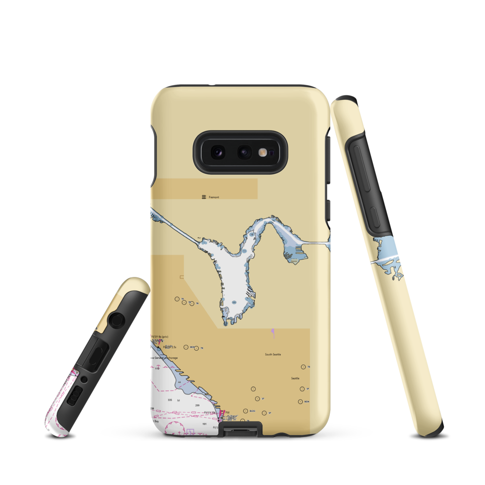 Alliance Yacht Sales (Medina, WA) NOAA Chart Samsung Phone Case Samsung Galaxy S10e model shown