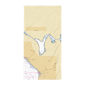 Swiftsure Marina (Medina, WA) NOAA Chart Towel