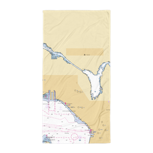 Morrison's North Star Marine (Medina, WA) NOAA Chart Towel