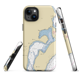 Quartermaster Yacht Club (Tacoma, WA) NOAA Chart  Tough iPhone Case