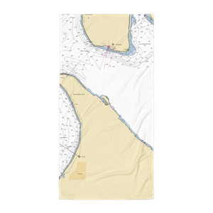 Fircrest Yacht Club (Tacoma, WA) NOAA Chart Towel