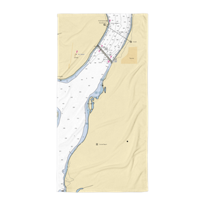 Narrows Marina (Tacoma, WA) NOAA Chart Towel