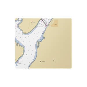 Narrows Marina (Tacoma, WA) NOAA Chart  Gaming Mouse Pad