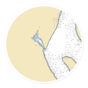 The Tides Tavern (Gig Harbor, WA) NOAA Chart Sticker