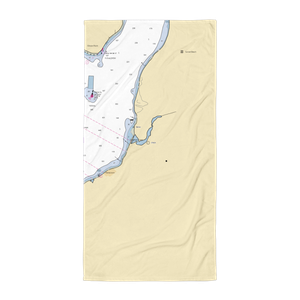 Chambers Bay Marine & Storage (Mcchord Afb, WA) NOAA Chart Towel