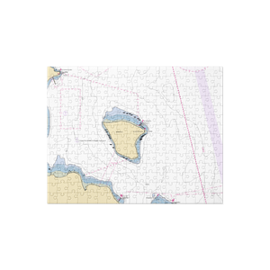 Blake Island (Southworth, WA) NOAA Chart Jigsaw Puzzle