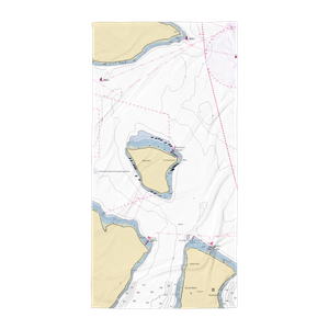 Blake Island (Southworth, WA) NOAA Chart Towel