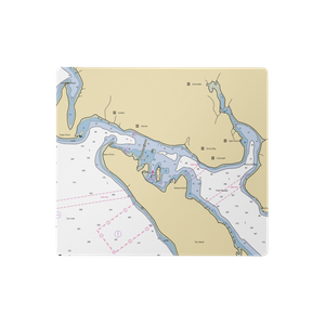 Fox Island Yacht Club (Fox Island, WA) NOAA Chart  Gaming Mouse Pad