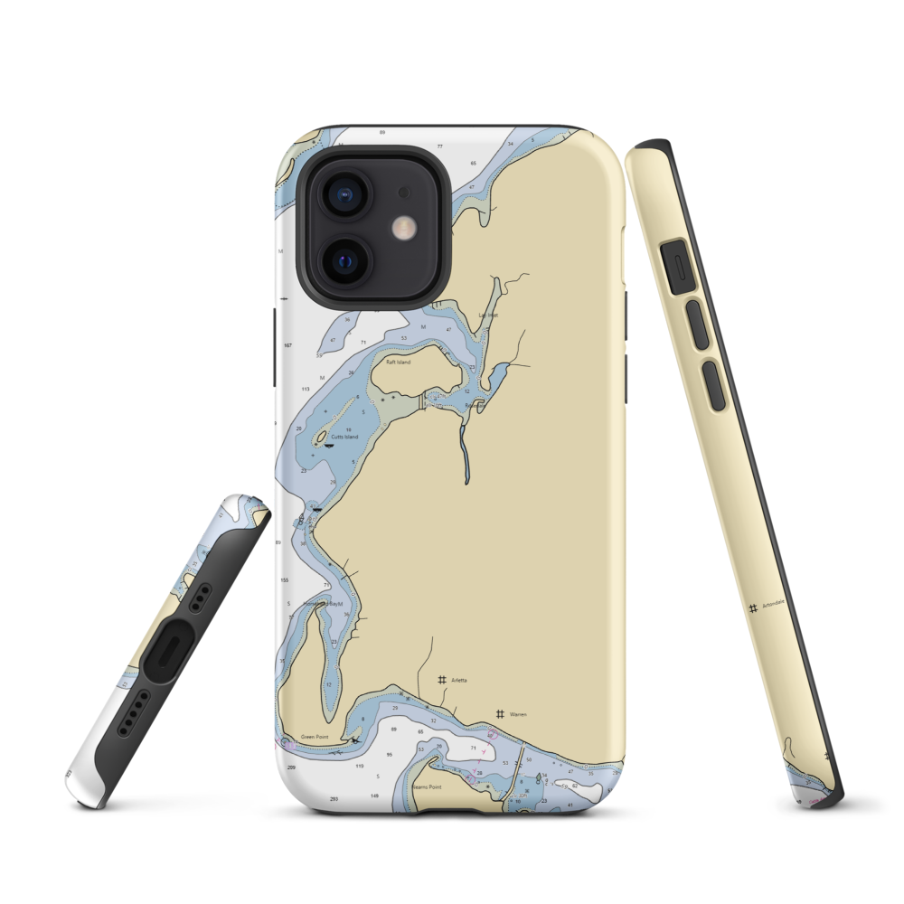 Island View Market (Gig Harbor, WA) NOAA Chart  Tough iPhone Case iPhone 12 model shown