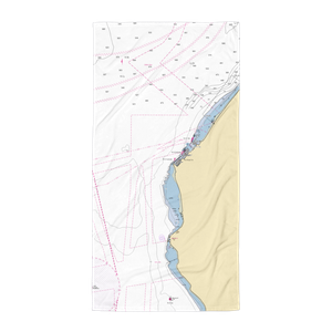 Edmonds Yacht Club (Edmonds, WA) NOAA Chart Towel