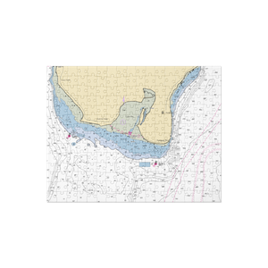 Sandy Hook Yacht Club (Clinton, WA) NOAA Chart Jigsaw Puzzle