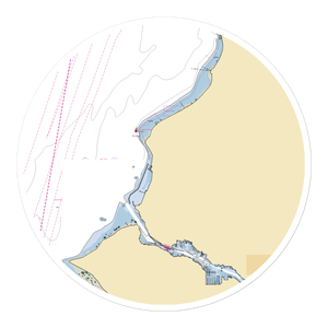 Corinthian Yacht Club of Seattle (Edmonds, WA) NOAA Chart Sticker