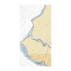 Shilshole Bay Yacht Club (Bainbridge Island, WA) NOAA Chart Towel