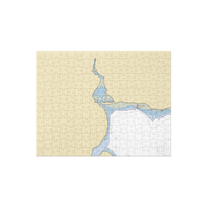 Island View Marine Center (Indianola, WA) NOAA Chart Jigsaw Puzzle