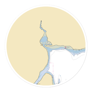 Island View Marine Center (Indianola, WA) NOAA Chart Sticker