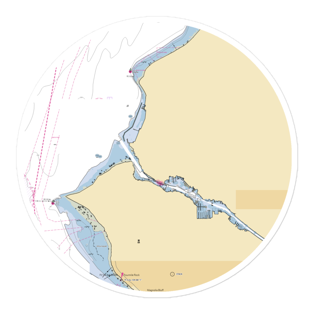 Ballard Oil Company (Edmonds, WA) NOAA Chart Sticker 