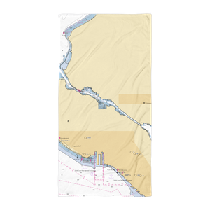 Salmon Bay Marine Center (Edmonds, WA) NOAA Chart Towel