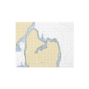 Seattle Yacht Club Port Madison Outstation (Rollingbay, WA) NOAA Chart Jigsaw Puzzle