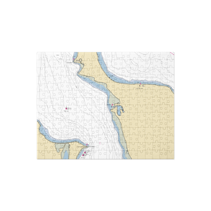 Twin Spits Marina (Hansville, WA) NOAA Chart Jigsaw Puzzle