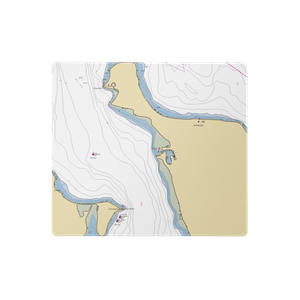 Twin Spits Marina (Hansville, WA) NOAA Chart  Gaming Mouse Pad