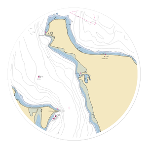 Twin Spits Marina (Hansville, WA) NOAA Chart Sticker