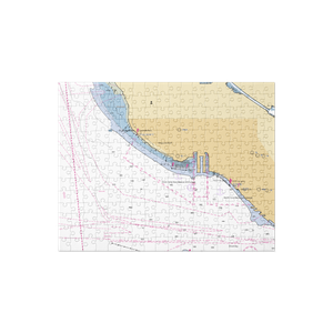 Seattle Yacht Club Elliott Bay Station (Bainbridge Island, WA) NOAA Chart Jigsaw Puzzle