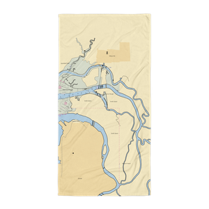 Seacrest Marina (Marysville, WA) NOAA Chart Towel