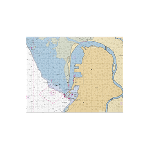 Everett Yacht Club Guest Dock (Everett, WA) NOAA Chart Jigsaw Puzzle