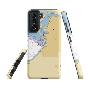 Sailor's Choice Marina at Naval Station Everett (Everett, WA) NOAA Chart Samsung Phone Case