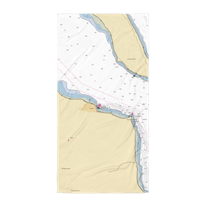 Port of South Whidbey Harbor at Langley (Langley, WA) NOAA Chart Towel